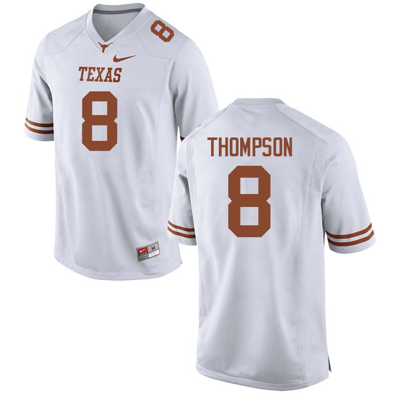 Men #8 Casey Thompson Texas Longhorns College Football Jerseys Sale-White
